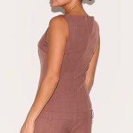 d2fb6c62bc97520d5b598c837215eeca7456106c_CNM3509_2_petite_mocha_tailored_boat_neck_playsuit