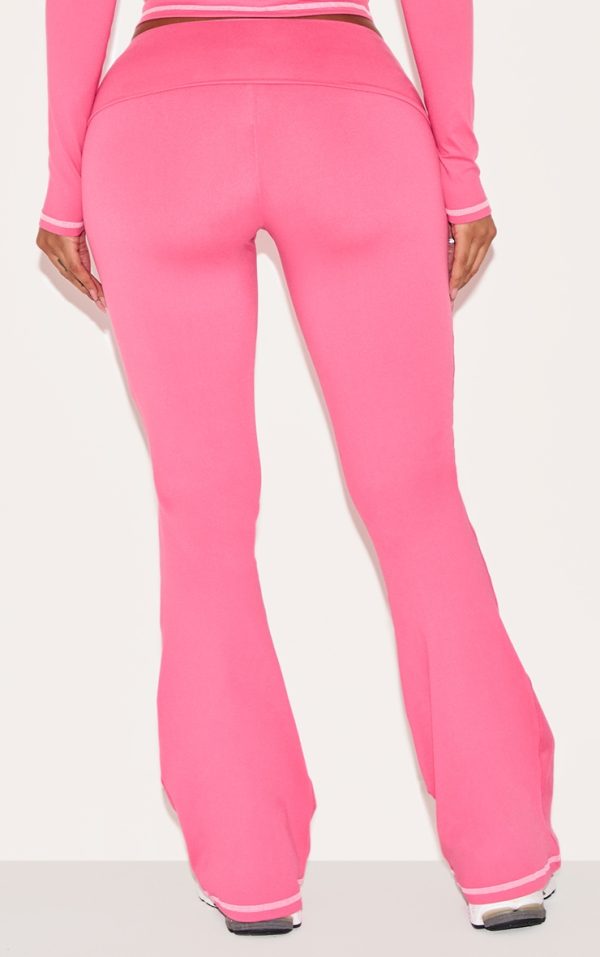 d34cd602ac82b7b3c1b2a0273b1b827f1b11204c_CNJ9555_3_shape_hot_pink_sculpted_contrast_stitch_foldover_waist_flare_trousers-1
