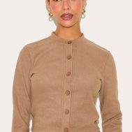 d3a49b0fe7a8e11e2c4bc113038b459f80d56d63_CNM9000_4_petite_taupe_super_soft_button_down_long_sleeve_top