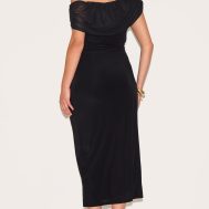d3ef9b3218b78bc275bdc9339c854cbd377dfdad_CNM3337_2_plus_black_double_layer_slinky_mesh_overlay_maxi_dress