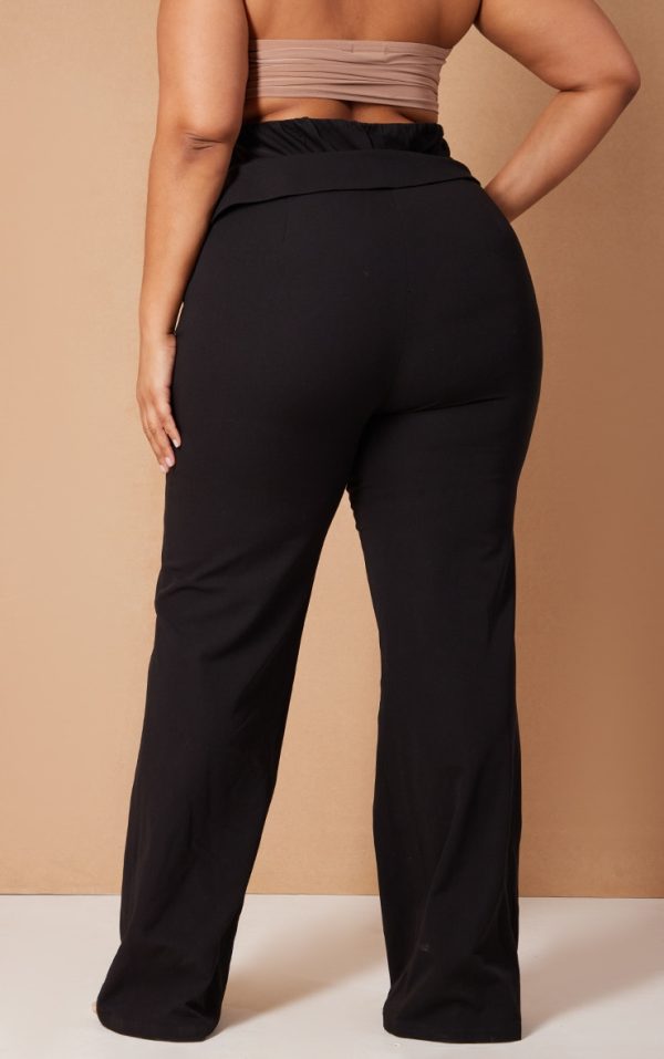 d429550e755f24bd4fbebd859a9ef22fee6370e1_CMW4055_3_plus_black_fold_over_waistband_flare_trousers