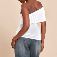 d4516696461aac32f188ae05e0deaafffffc97d9_CNM3741_2_white_sheer_soft_touch_fold_over_detail_one_shoulder_long_top