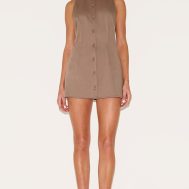d49dce55edaa85fe16afde196688019f873d86e5_CNM0433_3_mushroom_woven_full_button_down_a_line_skort_playsuit