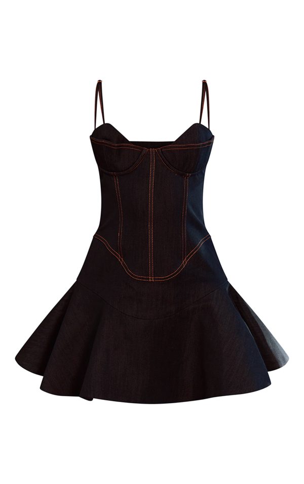 d4a5aa3774c1fd13814c3dbe619765c167ea2da4_CNL8335_5_plt_label_denim_blue_tailored_bust_detail_pleated_hem_bodycon_dress
