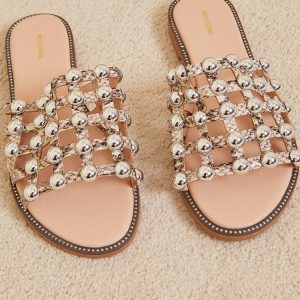 Snake Alisa Large Studded Sliders