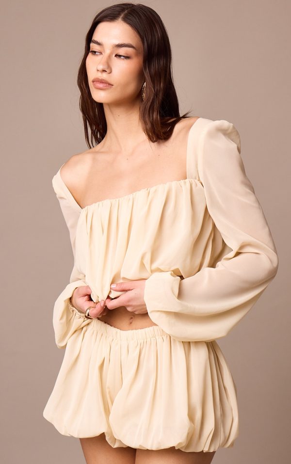 d5a5e58011bd7d01245b6a3559614beed23f2e20_CNM4347_4_almond_chiffon_gathered_lace_trim_blouse
