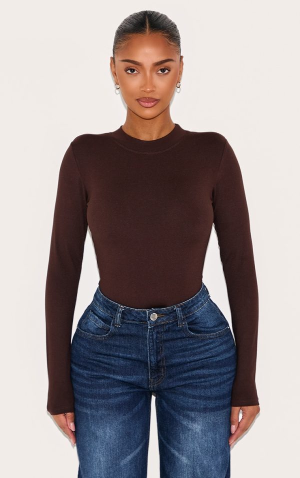 d620ff57b9bad5cae046a9b50eac947ed9f0c9d0_CNL9491_1_shape_chocolate_sculpted_long_sleeve_bodysuit