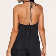 d67f5eded440cde3353b8a0700400427d5ab1530_CNM5623_2_tall_black_poplin_low_back_halterneck_top