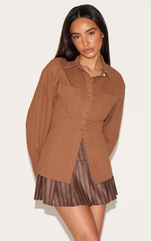 d6bb59c409e8453c6e2c0388b809f8ece30d0e21_CNM3505_4_petite_chocolate_pinstripe_pleated_mini_skirt