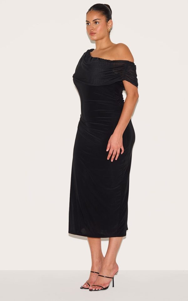 d7f0f6cf6e6ebf72849729bb2f52c2e44b696d95_CNM3337_3_plus_black_double_layer_slinky_mesh_overlay_maxi_dress