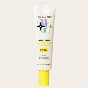 Revolution Skin Sunray Glow Daily Protection Sunscreen SPF 50+ with Vitamin C 50ml