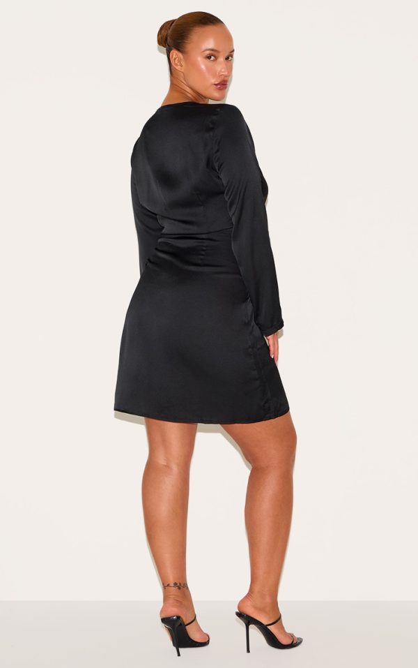 d80c4f9931bd219fbc8967a7809bf721c173ebe2_CME0488_2_plus_black_satin_long_sleeve_wrap_dress