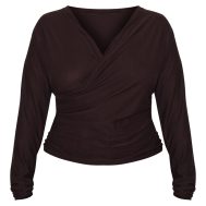 d80f93ac80ac767ae704628b763f4f828a19099a_CNM2638_5_plus_chocolate_soft_touch_ruched_long_sleeve_longline_top