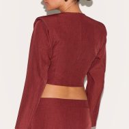 d81745ca40fd07846a35581056a362034bf6912f_CNM3510_2_petite_burnt_orange_woven_long_sleeve_asymmetric_button_top