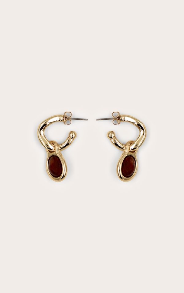 d83bfc7e0ec15adae5d9e82aa4f84c850962f8e7_CNN3868_2_gold_draped_resin_garnet_mini_hoop_earrings
