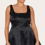 d8f400688f2f1d6255a15cc8a4aca97c453f310d_CNM1646_4_plus_black_satin_square_neck_pleated_shift_dress