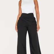 d9020a71de08083aa8598096527c9acc12b146f3_CNM0991_1_shape_black_high_waisted_tailored_wrap_v_front_wide_leg_trousers