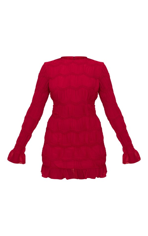 d90505112e61b5ae461a75a38b3bba690e97307d_CNN2093_5_cerise_textured_long_sleeve_boat_neck_mini_dress