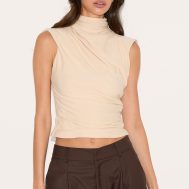 d9843c8b43c3ba4bbd0686161111906aacb34a53_CNM6674_1_stone_soft_touch_ruched_detail_long_top-1