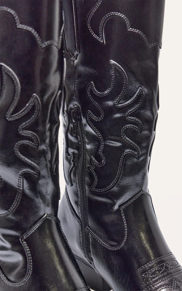 d996e0185ce98ff5a0ebaf8fe0a76ccc65ff0855_CNH3140_4_black_pu_point_toe_low_block_heel_stitched_western_boots
