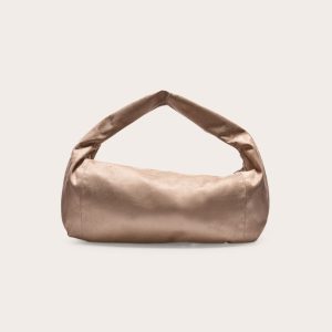 Mink Oversized Faux Suede Tote