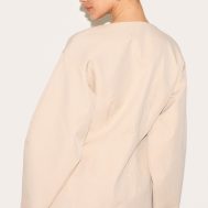 da9a23bef1c9b2c386b5e400d85e693329ef5a04_CNM0741_2_stone_cocoon_sleeve_cinched_waist_blazer
