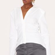 daed72e1dfab2d0caef3e43ad935fc0ae0d05dd1_CNM3783_4_white_linen_blend_shoulder_padded_fitted_shirt
