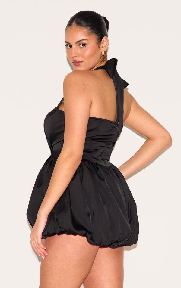 daf10b45e43d520075ee1b353291b547de755ddf_CNM2028_2_plus_black_satin_halter_neck_puffball_playsuit