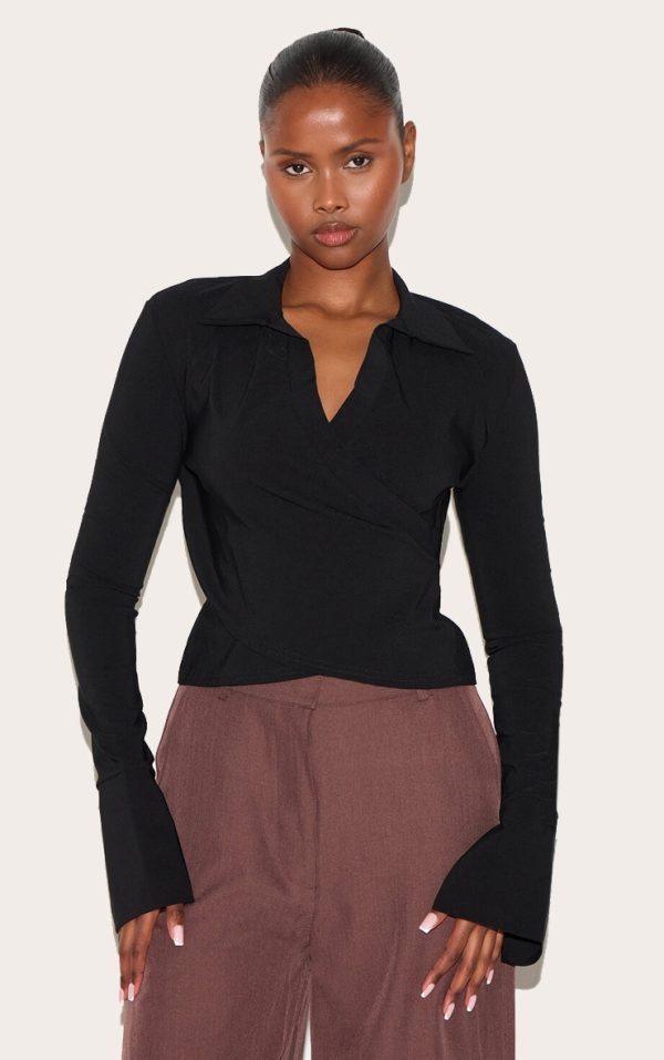 db6c52e9a7a12c6a64aee1910d119b505acfd36e_CNL8959_1_black_bengaline_wrap_detail_fitted_shirt