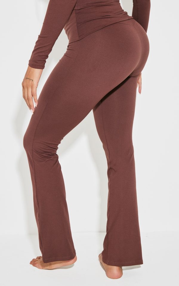 dc6217b975083cd8d5a18c2184f7e797f5373ac0_CNK4936_3_shape_brown_stretch_sculpted_foldover_waist_flare_trousers