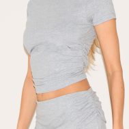 dc6d961ca44966dddd92616da09f14386871a703_CNK5248_4_grey_marl_cotton_side_cap_sleeve_ruched_top-1