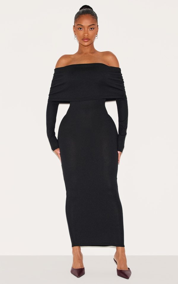 dc6e5f27c5be8b7e87665e59730c36a4a6306b61_CNK6085_1_shape_black_fold_over_bardot_rib_maxi_dress