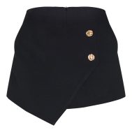dc984c8c33f2b768bf286e006e3067de266ab4f6_CNM8302_6_shape_black_linen_look_asymmetrical_hammered_button_skort