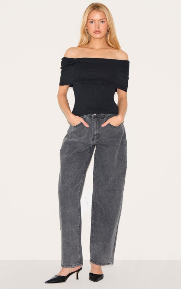 dcdee3f6fb3f72610355959a0c005efcb25a4aca_CNL8094_3_black_ribbed_foldover_bardot_top-1