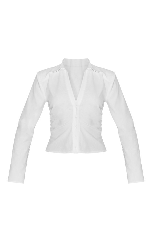 dd916ee829471f884f1ba5c750ce61ba974ad2b3_CNM3960_5_petite_white_linen_shoulder_padded_fitted_shirt