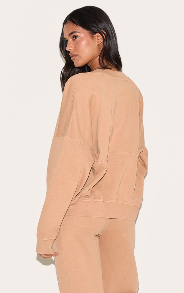 dd9cef99b255b45539aa33405c6f4aa5cdc94f94_CNM4810_2_stone_washed_seam_detail_zip_up_bomber_style_sweatshirt