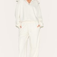 de02006c6aa23cfe5e6e8913376bd14a740a7835_CNM6492_3_cream_premium_loopback_quarter_zip_foldover_sweatshirt
