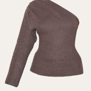 de0e80e81363f0e124a9a09d56922141689daf43_CNK6929_5_chocolate_brushed_rib_asymmetric_shoulder_long_top