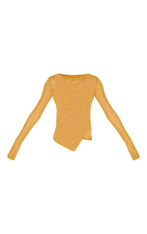 de662766fcf11082e5d821983dd48e16736d7517_CNL3276_5_olive_ladder_knit_sheer_asymmetric_hem_top