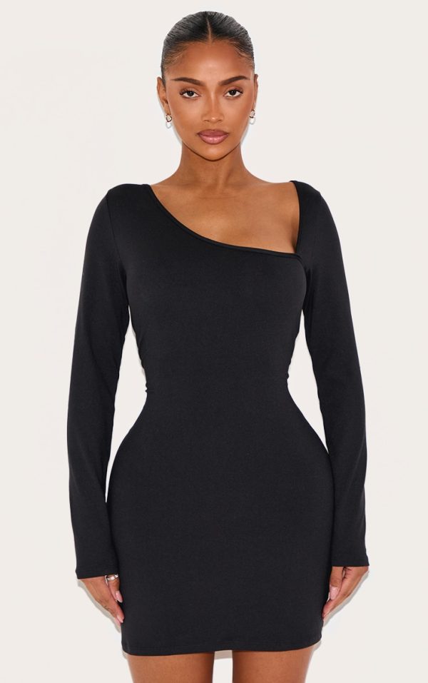 de6f41c72fe5288ad9adc05b3bdfbc2666a53056_CNM0047_1_shape_black_sculpt_asymmetric_neck_mini_dress