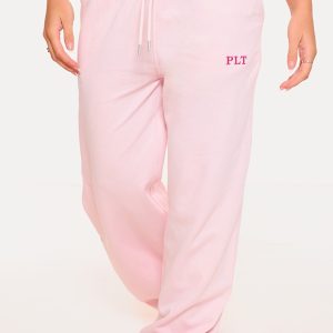PRETTYLITTLETHING Light Pink Washed Oversized Low Rise Wide Leg Jogger