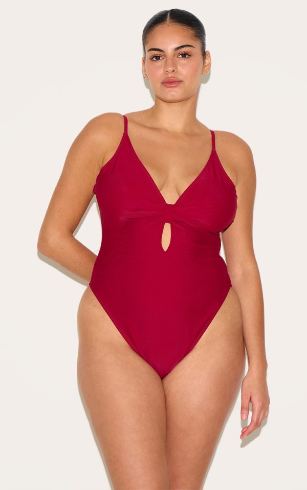 dec18321c70de88ccd5eb34c58c8f0527283bd41_CNM7882_1_plus_burgundy_knot_front_cut_out_swimsuit