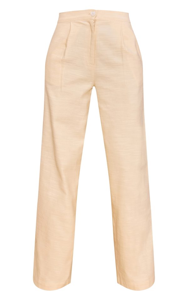 dede8156838786aeab27dd09346566057884d6ad_CNM6318_5_almond_textured_pleat_mid_rise_wide_leg_trousers