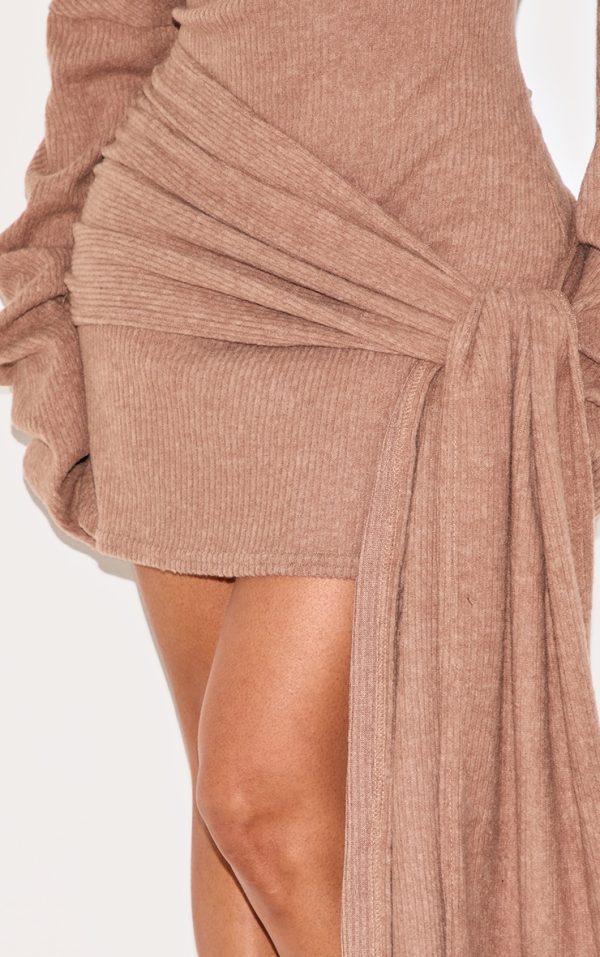 defcf2f690dc8dea01065b897da057853057fe25_CNM2570_4_shape_taupe_brushed_rib_boat_neck_wrap_waist_mini_dress