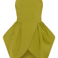 df849a7e7eba69359a21da4409a182022a6f36a2_CNM1381_5_shape_olive_woven_bandeau_tulip_mini_dress