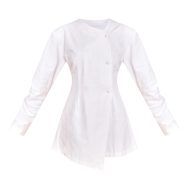 e0ff5ce89fb01643b4f1d1acda9d3bbcdc9c006a_CNM6388_5_white_premium_linen_cinched_waist_cocoon_sleeve_mini_dress