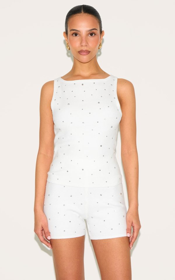 e16fb4306900f11e0c3f6634caa2db5e776bc56f_CNM2775_1_petite_white_knitted_diamante_hotpants