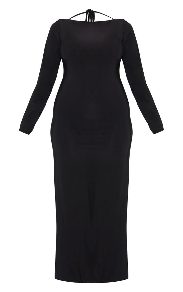 e173869dc22cfe17b276703fd99d9702d2166b35_CNM3027_5_plus_black_double_layer_slinky_flared_sleeve_midaxi_dress-1