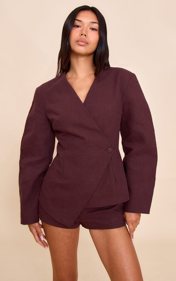 e22ec3a28a3af7acc5ff0e06200d2f6d70b41aab_CNM6066_1_deep_chocolate_premium_linen_tailored_hot_pant