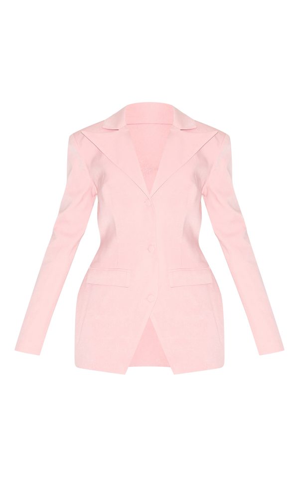 e28e63d96f4d79da4db42d740df059a808e329ba_CNM8298_5_shape_blush_linen_look_split_hem_cinched_adjustable_waist_blazer